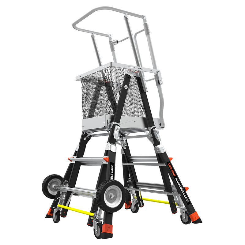 Little Giant Adjustable Cage Ladders