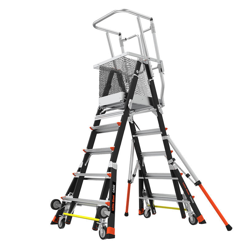 Little Giant Adjustable Cage Ladders