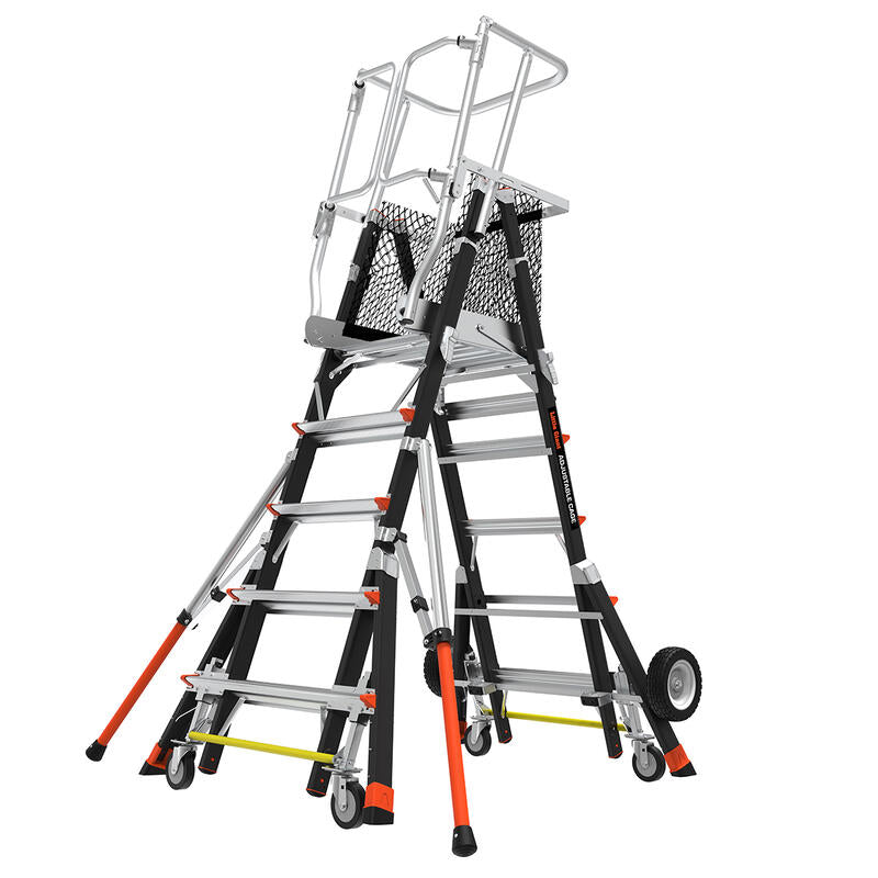 Little Giant Adjustable Cage Ladders
