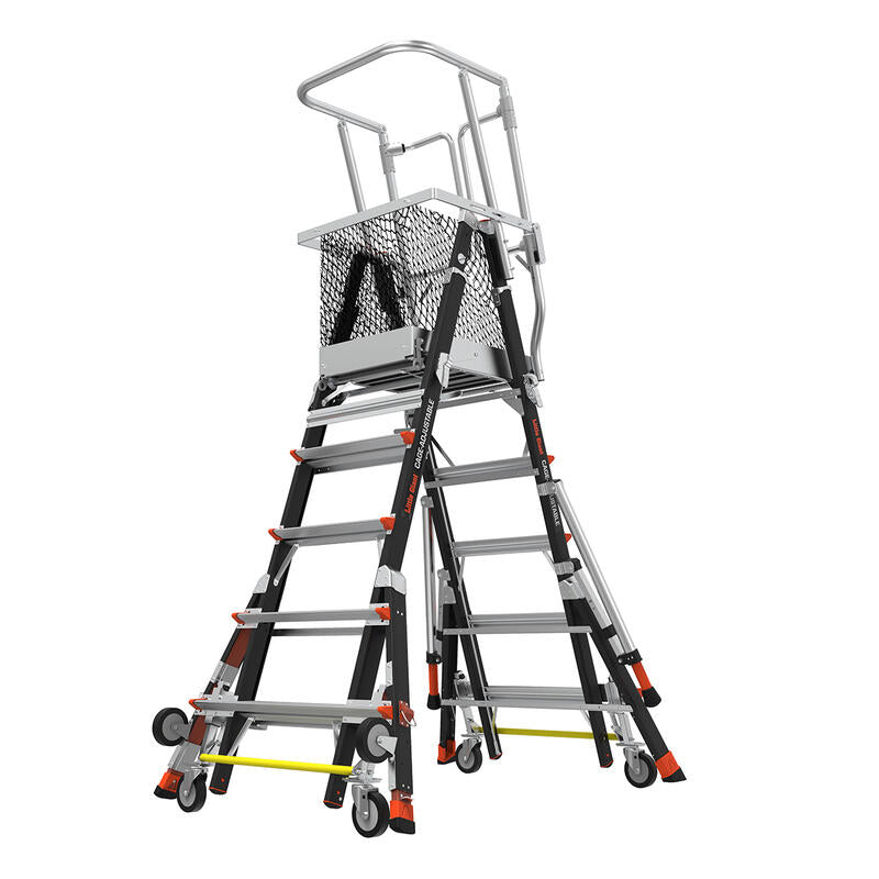 Little Giant Adjustable Cage Ladders