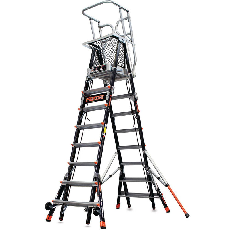 Little Giant Adjustable Cage Ladders