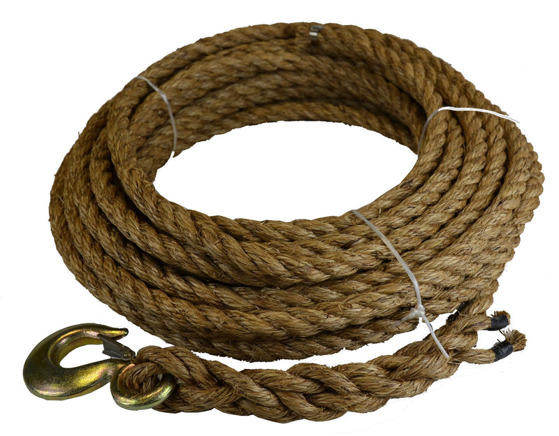 Manila Hoisting Rope with Hook