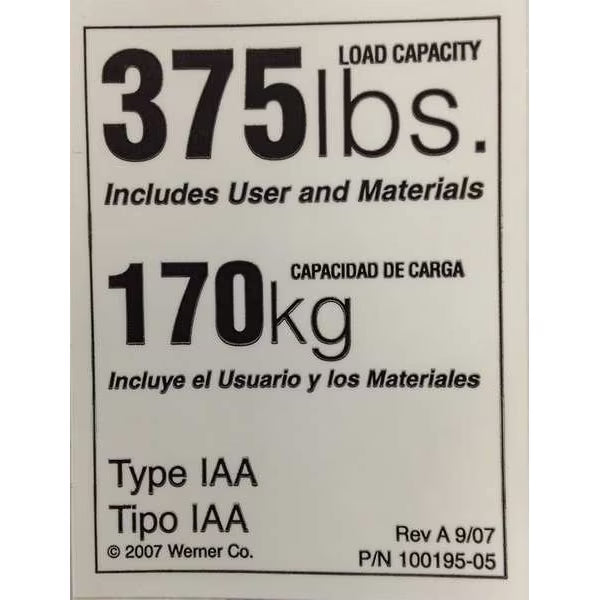 Werner Ladder Sticker Replacement Kits