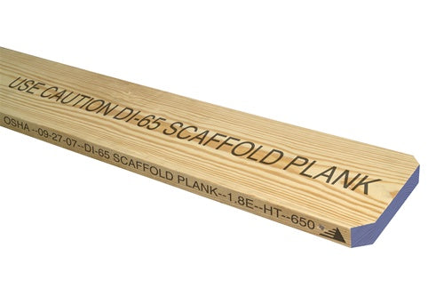 Scaffolding Today DI-65 OSHA Wood Planks