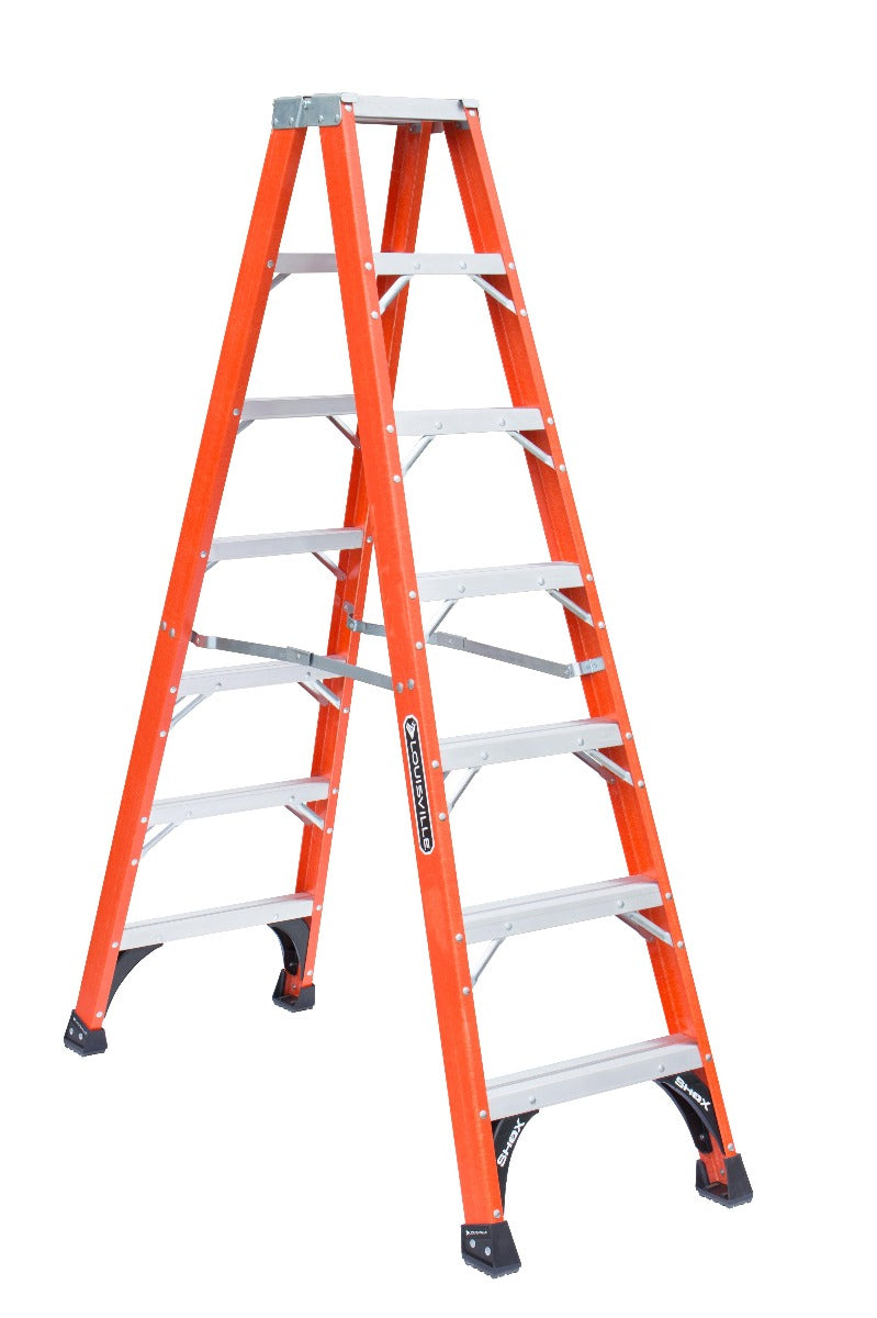 Louisville Ladder Fiberglass Double-Sided Step Ladders