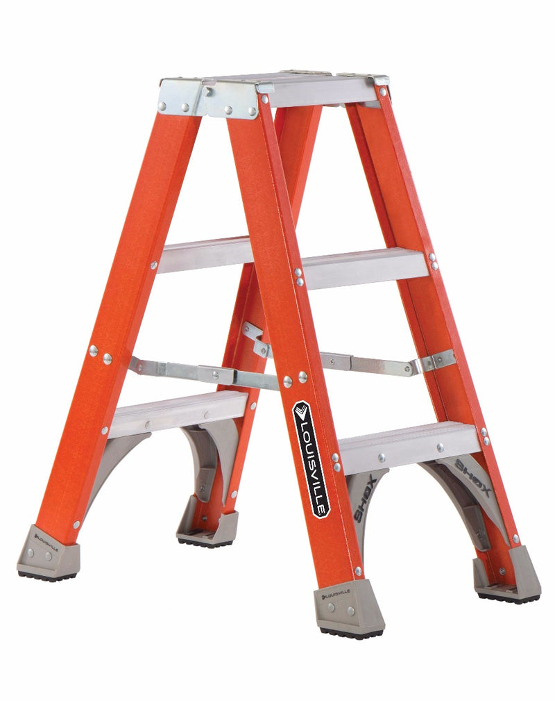 Louisville Ladder Fiberglass Double-Sided Step Ladders