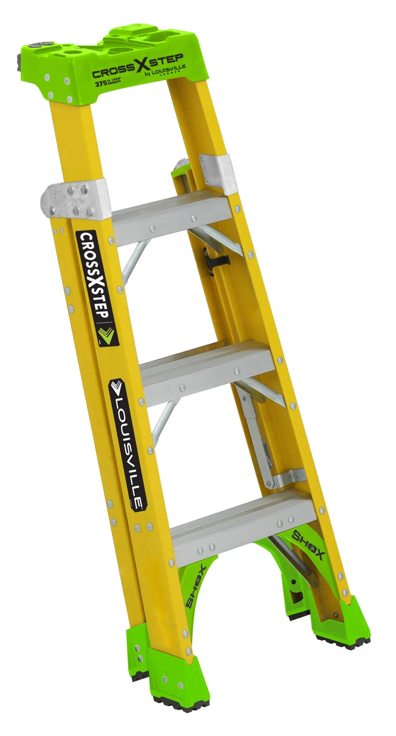 Louisville Fiberglass Cross-Step Ladders
