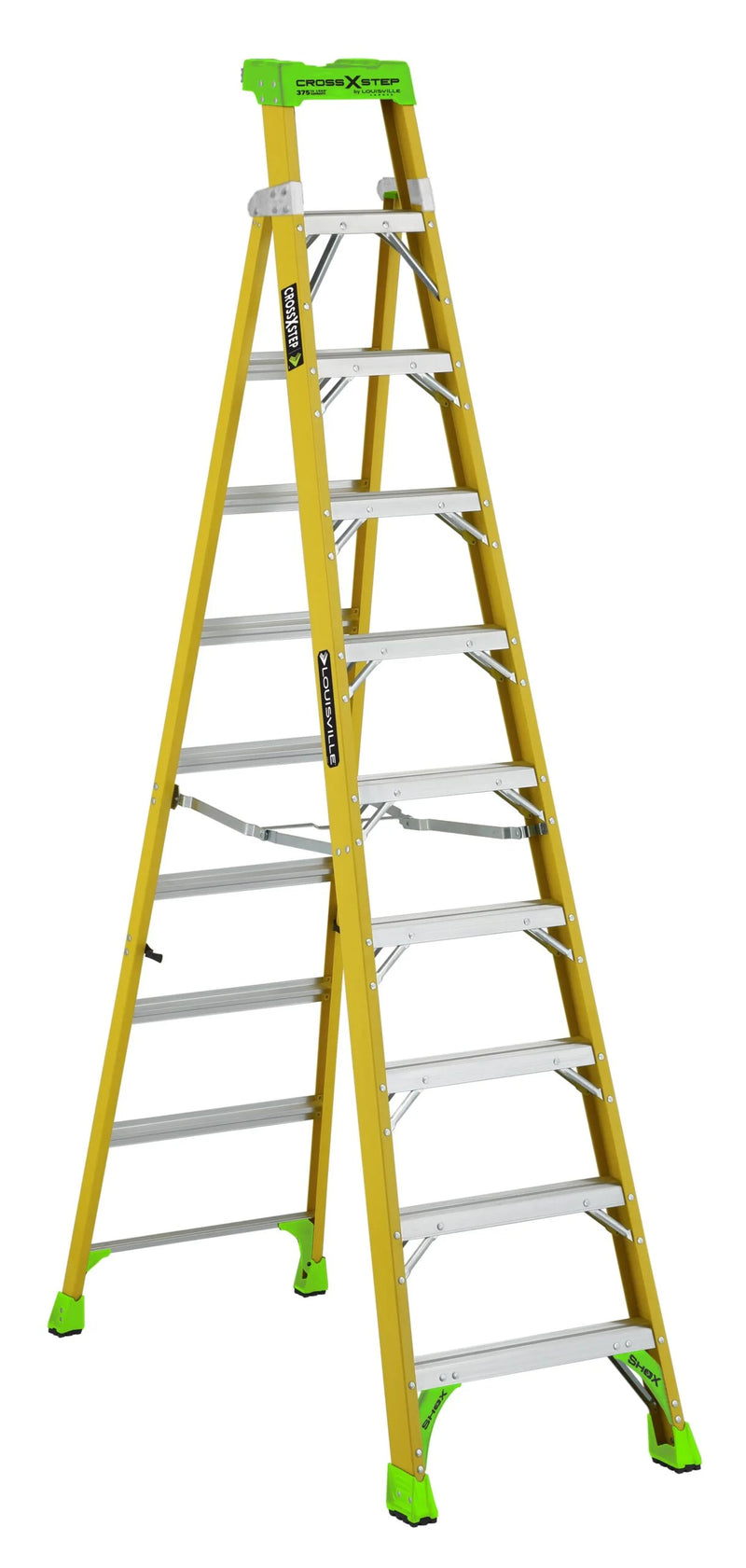 Louisville Fiberglass Cross-Step Ladders