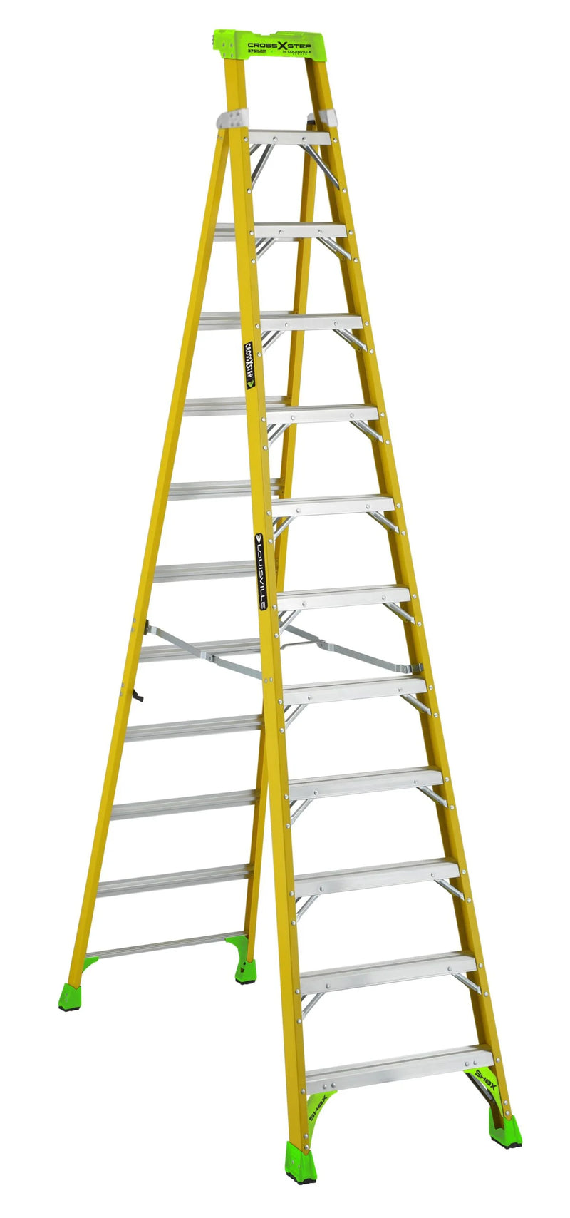 Louisville Fiberglass Cross-Step Ladders