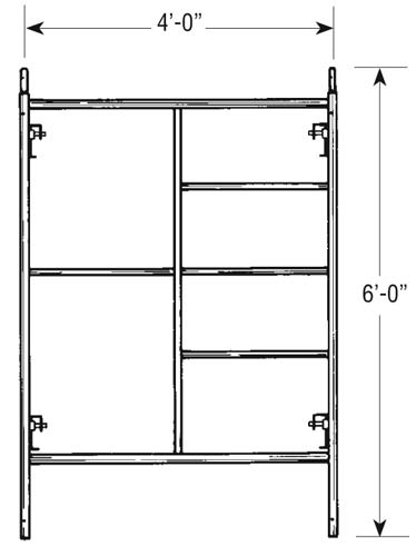 Lynn Ladder Steel Mason Frames