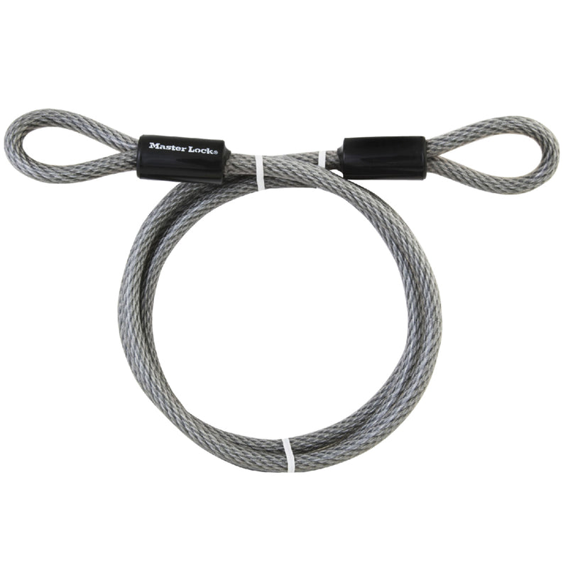 Master Lock 78DPF 6 ft Looped-End Braided Steel Cable