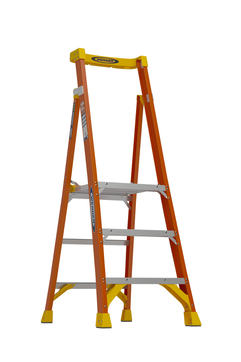 Werner Fiberglass Podium Ladders