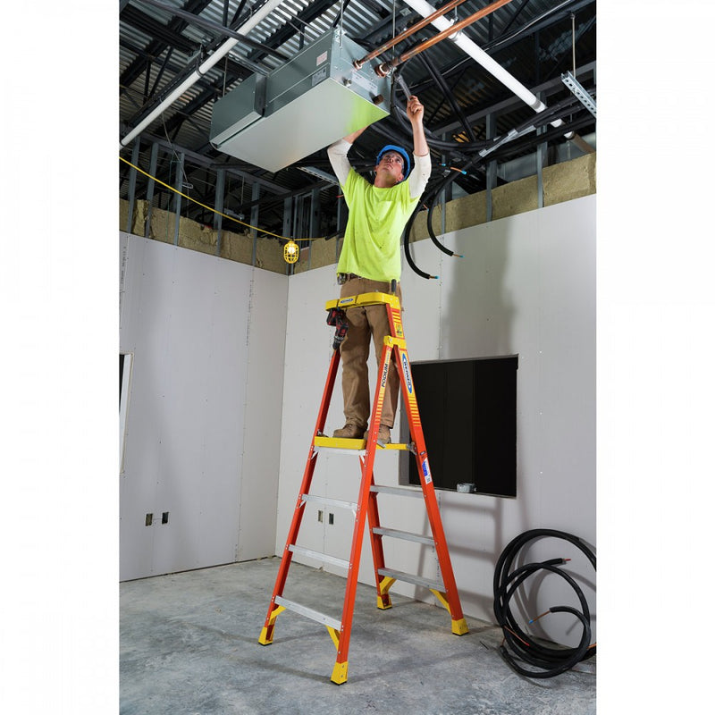 Werner Fiberglass Podium Ladders