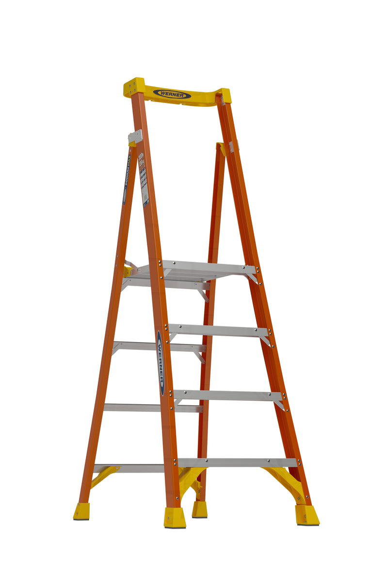 Werner Fiberglass Podium Ladders