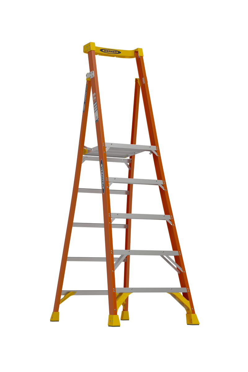 Werner Fiberglass Podium Ladders