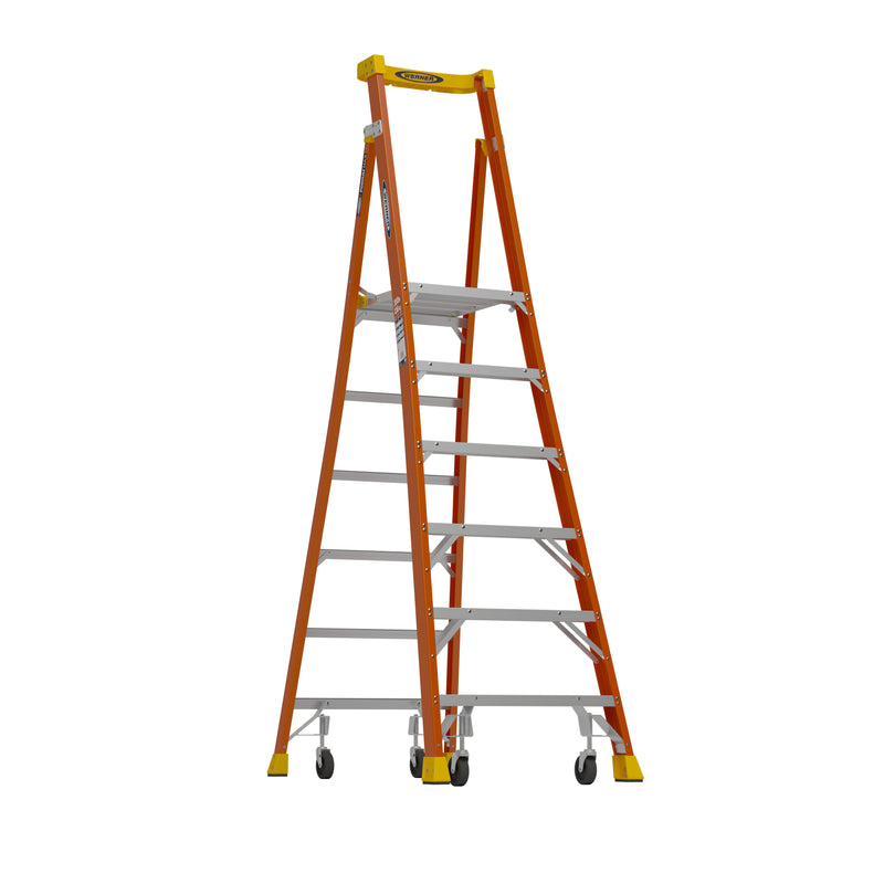 Werner Fiberglass Podium Ladders