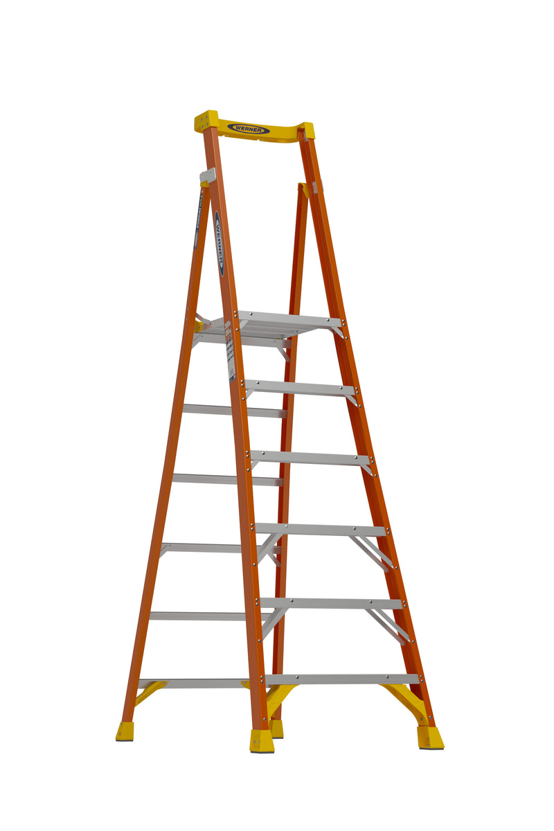 Werner Fiberglass Podium Ladders