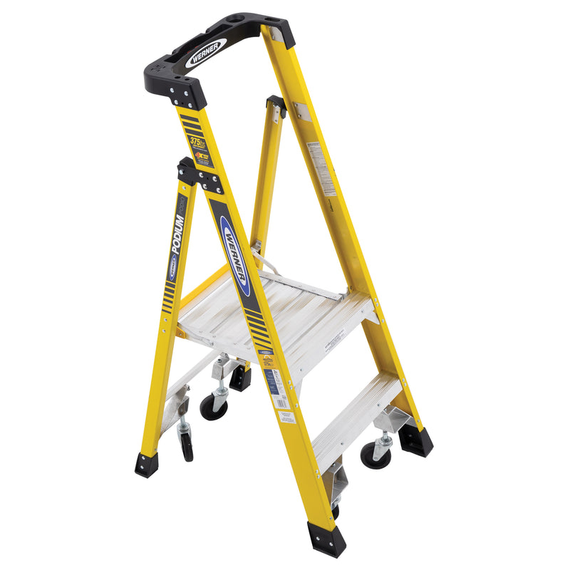 Werner Fiberglass Podium Ladders