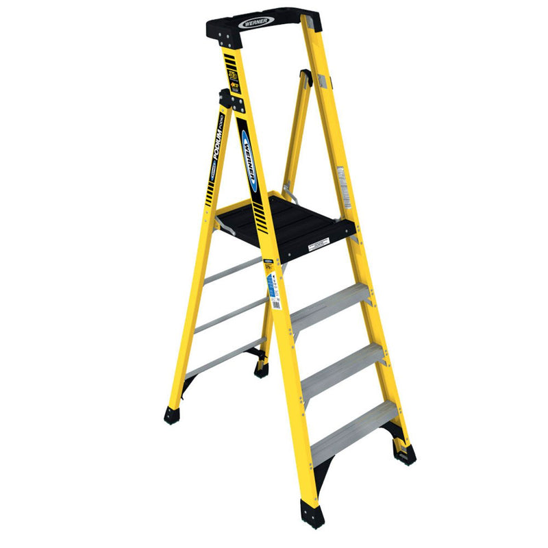 Werner Fiberglass Podium Ladders