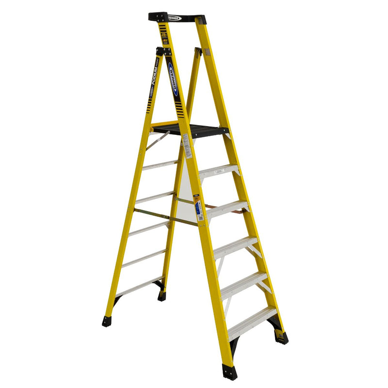 Werner Fiberglass Podium Ladders