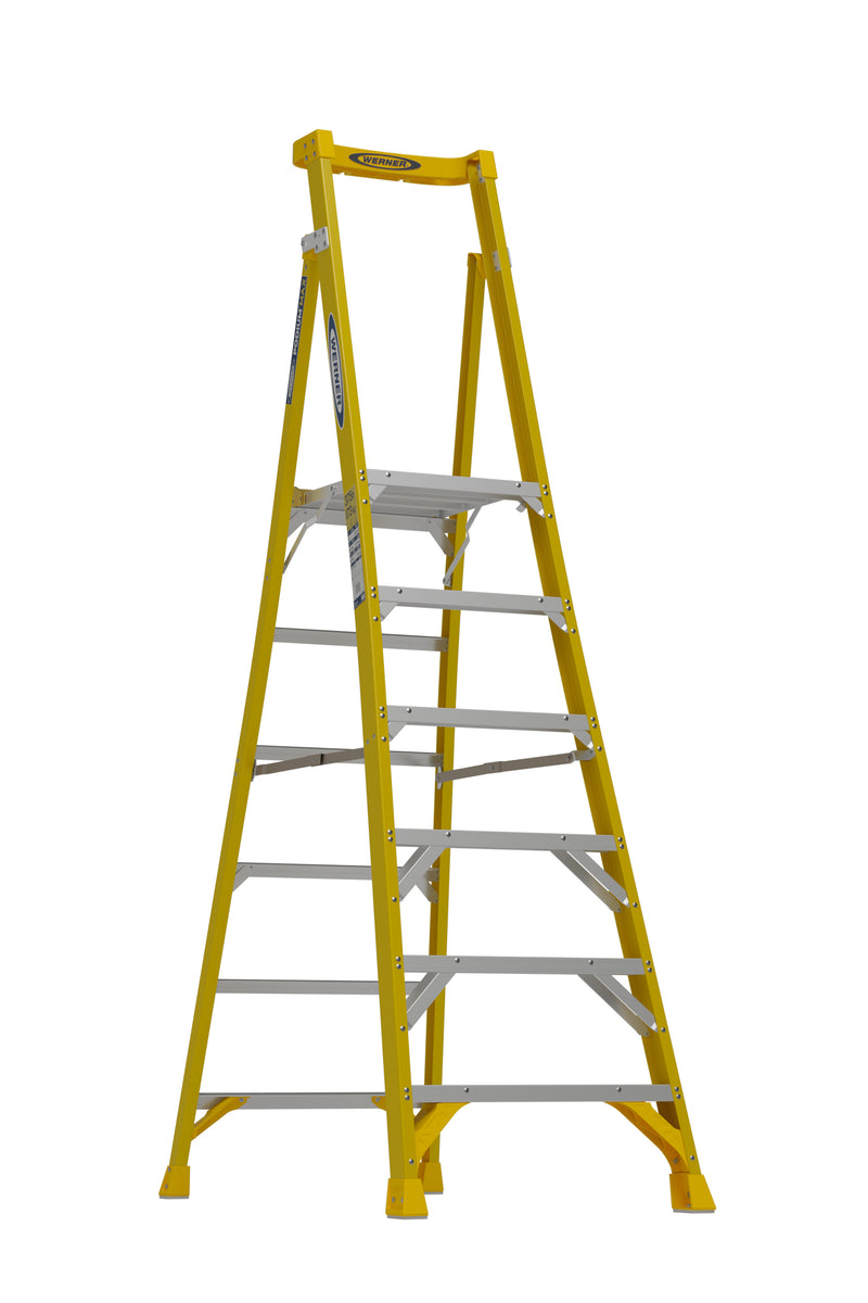 Werner Fiberglass Podium Ladders