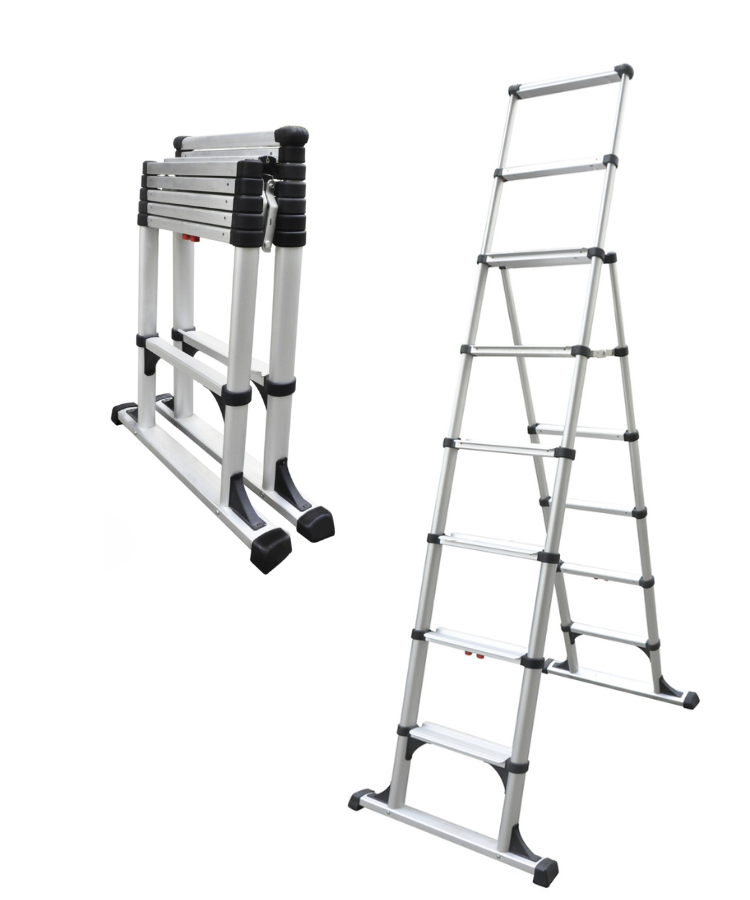 Telesteps 12ES 12 ft 375 lb Telescoping Step Ladder