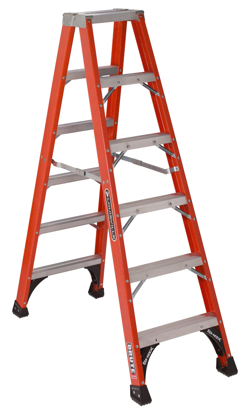Louisville Ladder Fiberglass Double-Sided Step Ladders