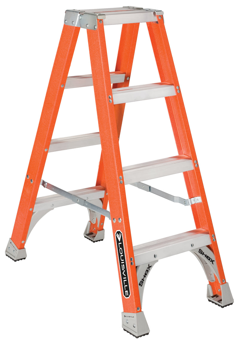 Louisville Ladder Fiberglass Double-Sided Step Ladders
