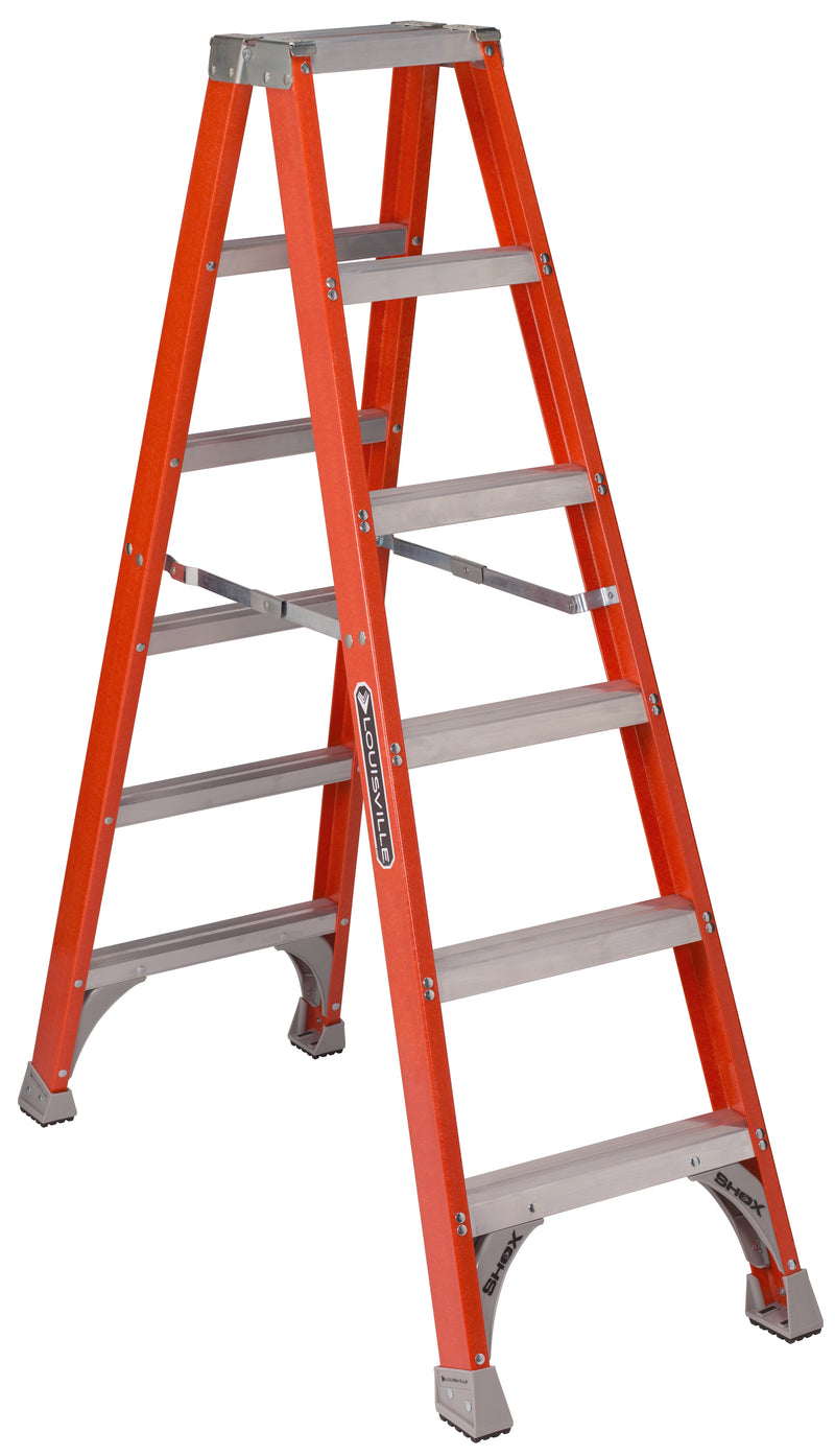 Louisville Ladder Fiberglass Double-Sided Step Ladders