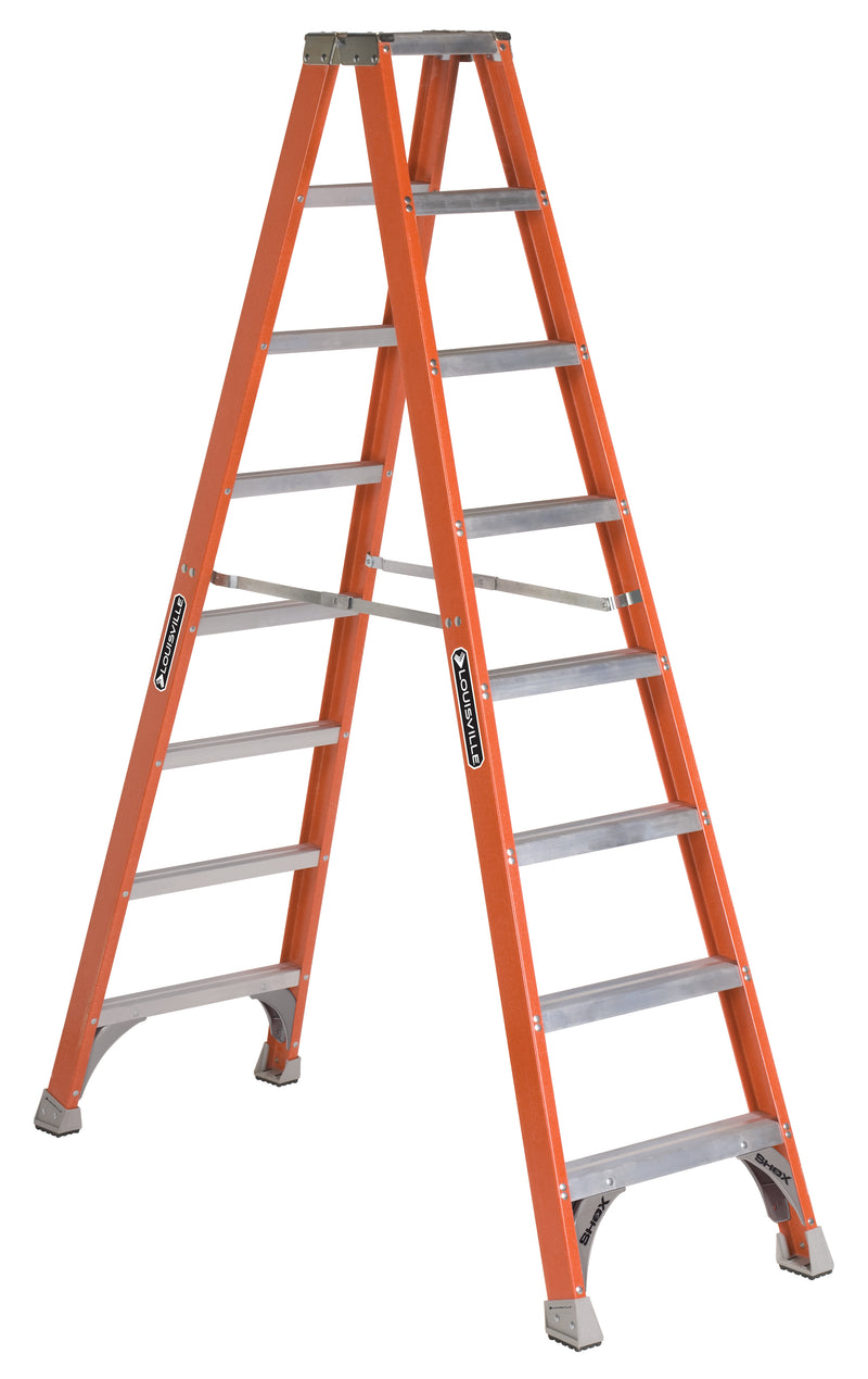 Louisville Ladder Fiberglass Double-Sided Step Ladders
