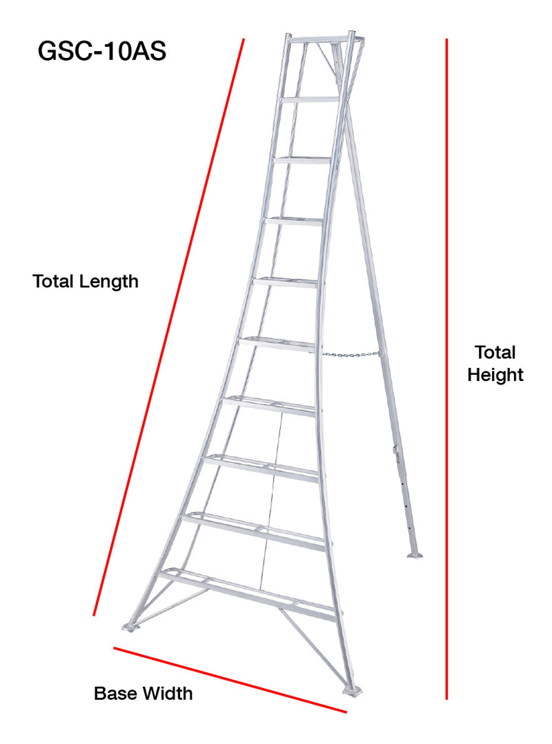 Hasegawa Aluminum Tripod Ladders
