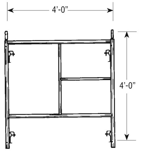 Lynn Ladder Steel Mason Frames