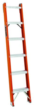 Louisville Ladder Fiberglass Shelf Ladders - 10 ft - FH1010