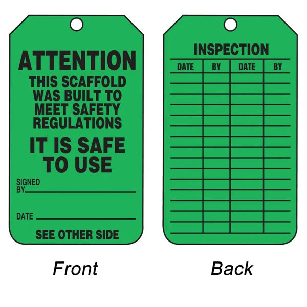 Scaffolding Today Scaffold Tag & Holder