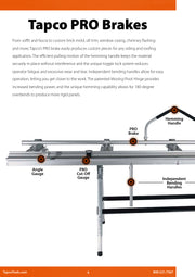 Tapco Tools Aluminum Brakes and Accessories - 10567