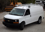 Topper Manufacturing GALVANIZED 54" VAN RACK GM/CHEVY 2 BAR