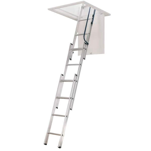 Werner AA1510B 7 ft - 9 ft 250 lb Compact Attic + 18" x 24" Rough Opening